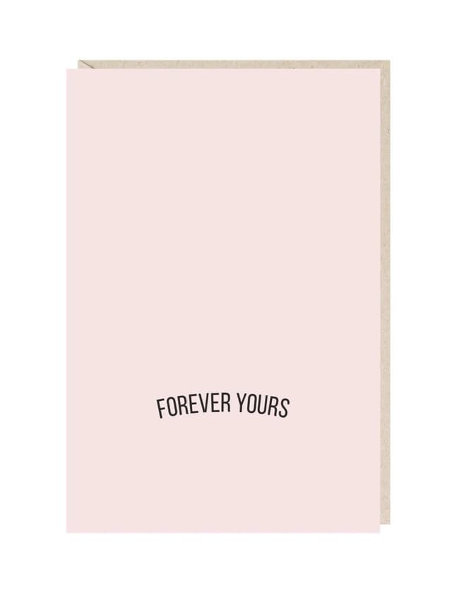 Открытка "forever yours"