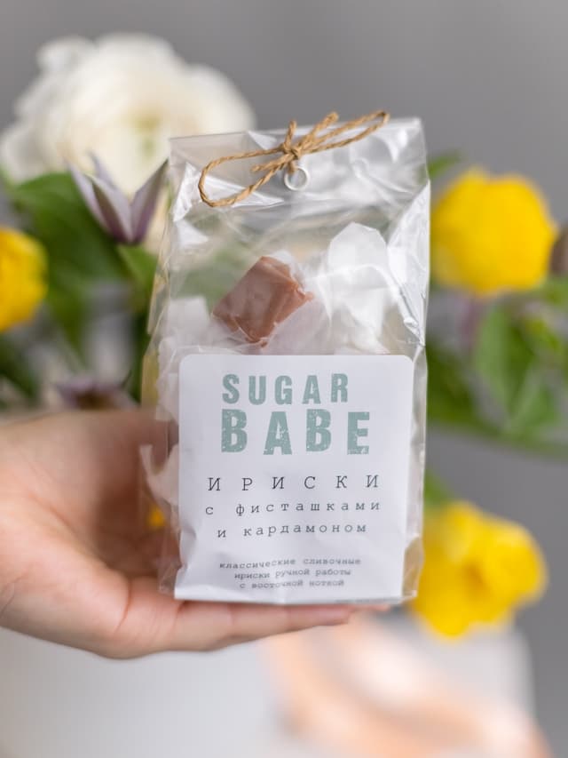 Ириски Sugar babe с фисташками и кардамоном